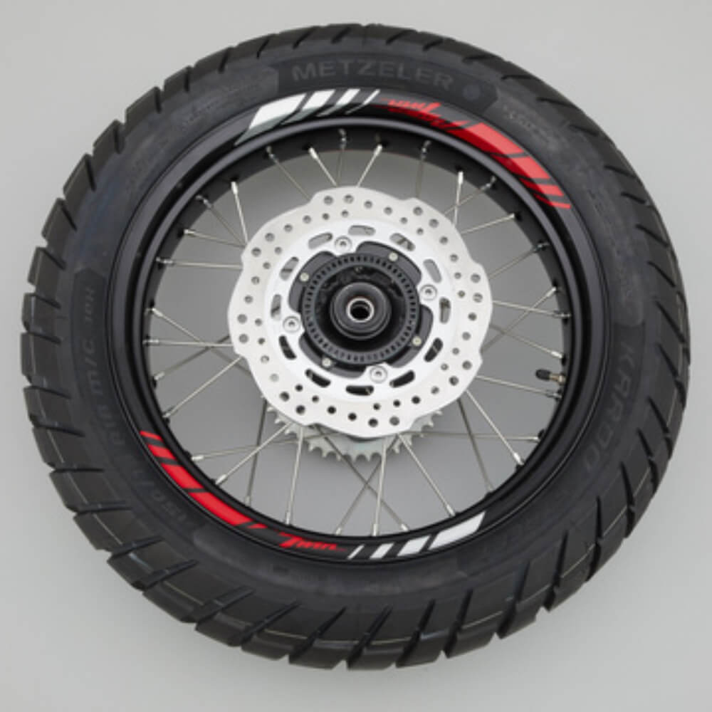 Honda Wheel Stripe Set - Grand Prix Red 08F70-MKS-E00ZD | Fitted | Honda Direct