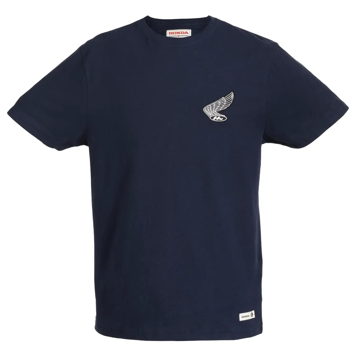 Honda Wing Logo T-Shirt Navy Blue | Front | Honda Direct