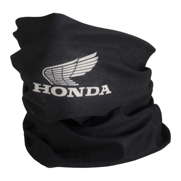 Honda Wing Neck Tube Black | Lightweight Breathable Microfiber