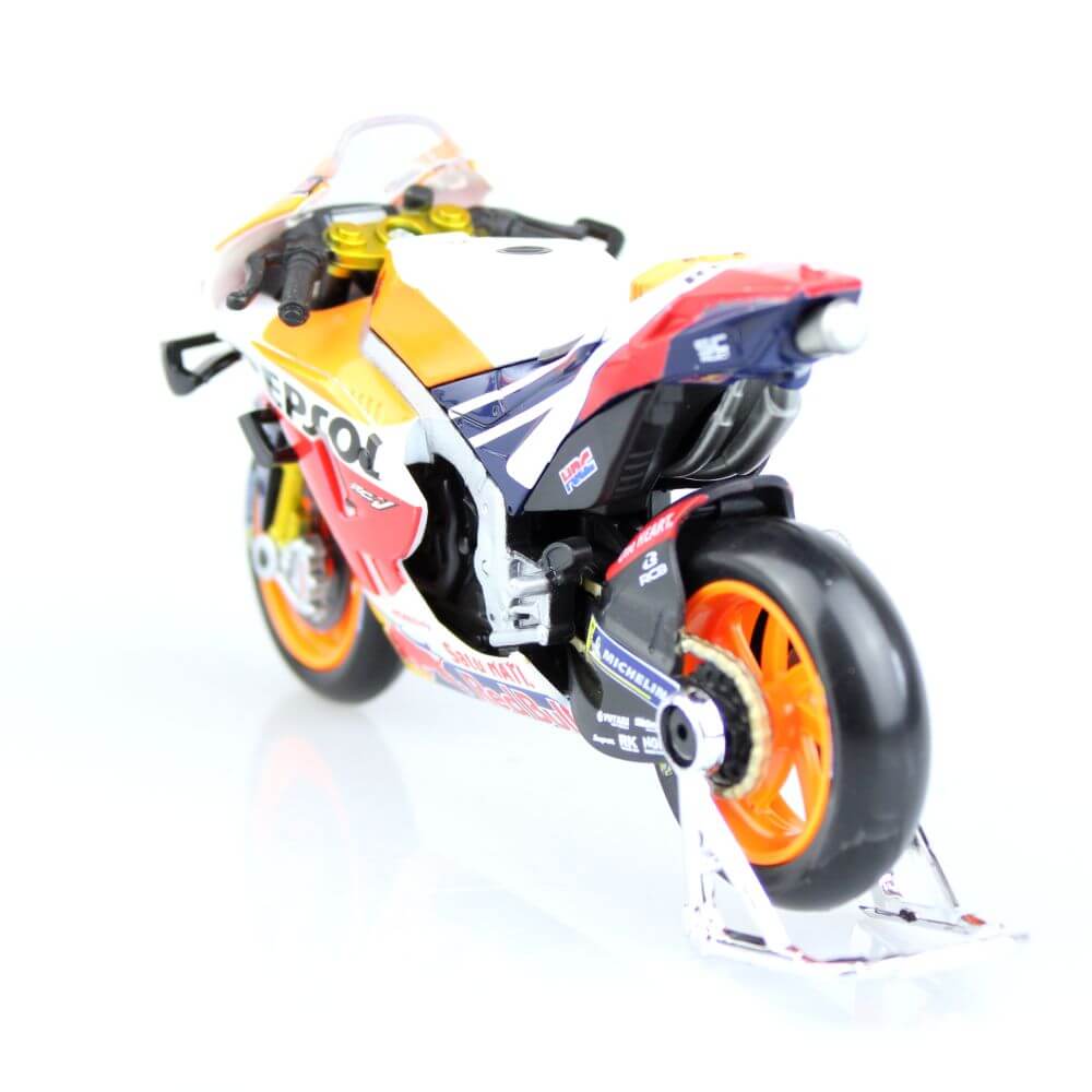 Repsol Honda RC2 13V #93 Marquez 2021 1:18 Scale Model | Rear Left | Honda Direct