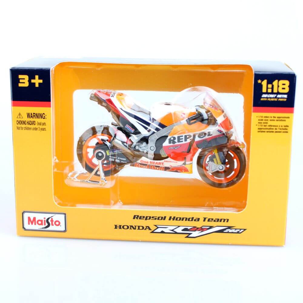 Repsol Honda Rc2 13V (#44 Espargaro) 2021 1:18 Scale Model | Boxed | Honda Direct