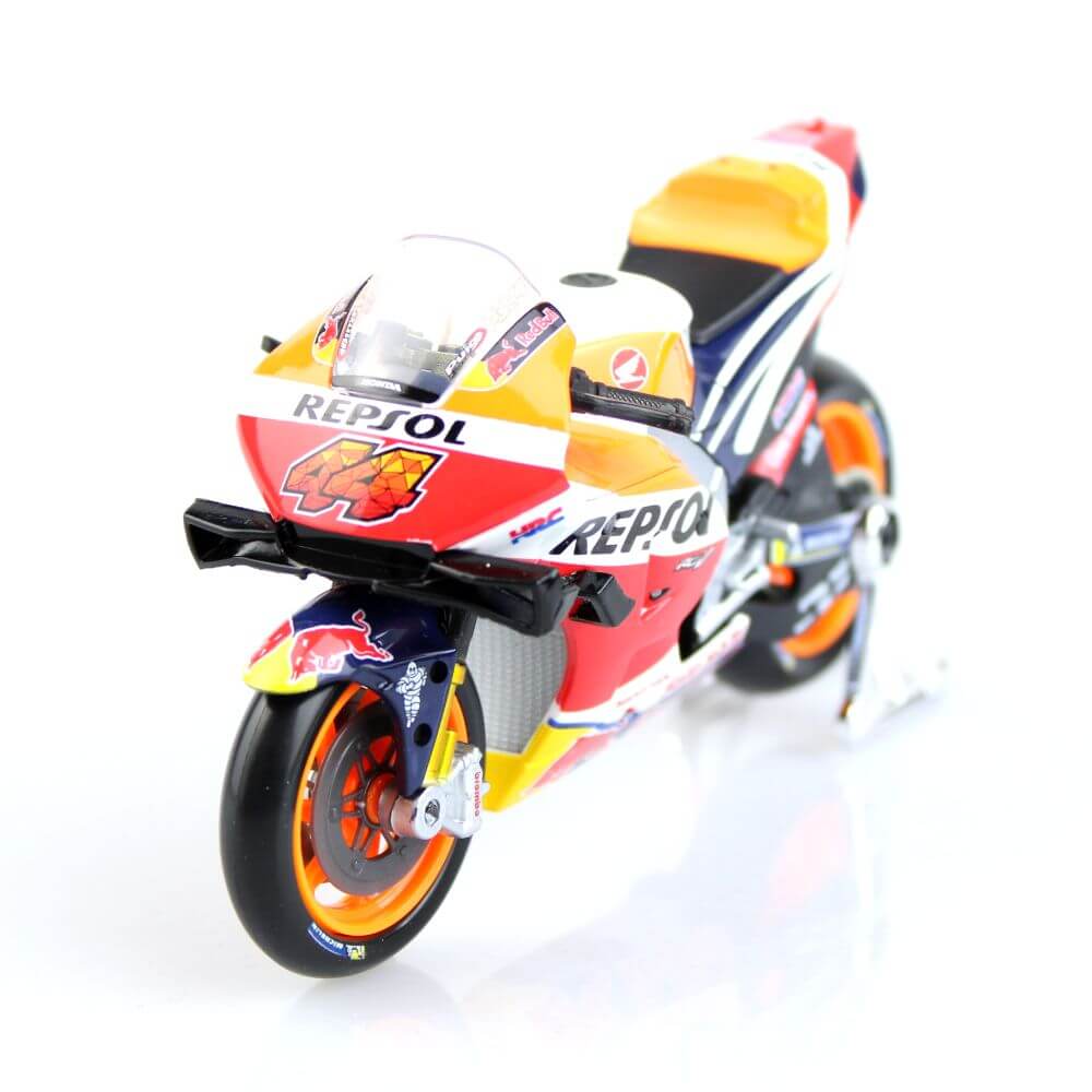 Repsol Honda Rc2 13V (#44 Espargaro) 2021 1:18 Scale Model | Front Left | Honda Direct