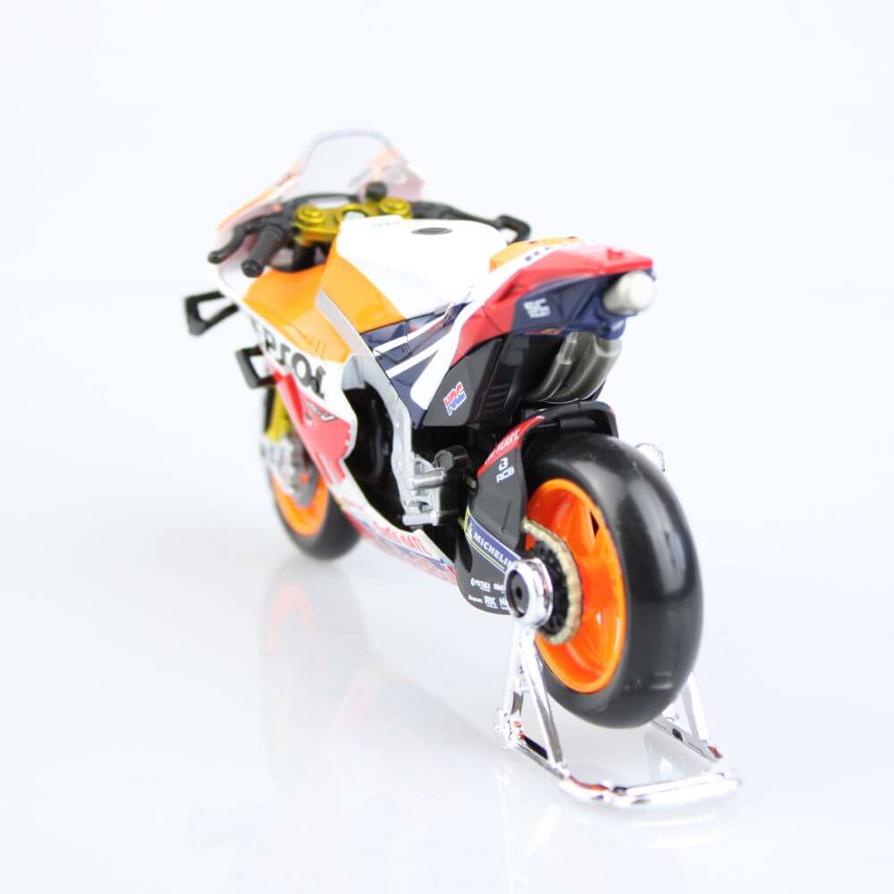 Repsol Honda Rc2 13V (#44 Espargaro) 2021 1:18 Scale Model | Rear Left | Honda Direct