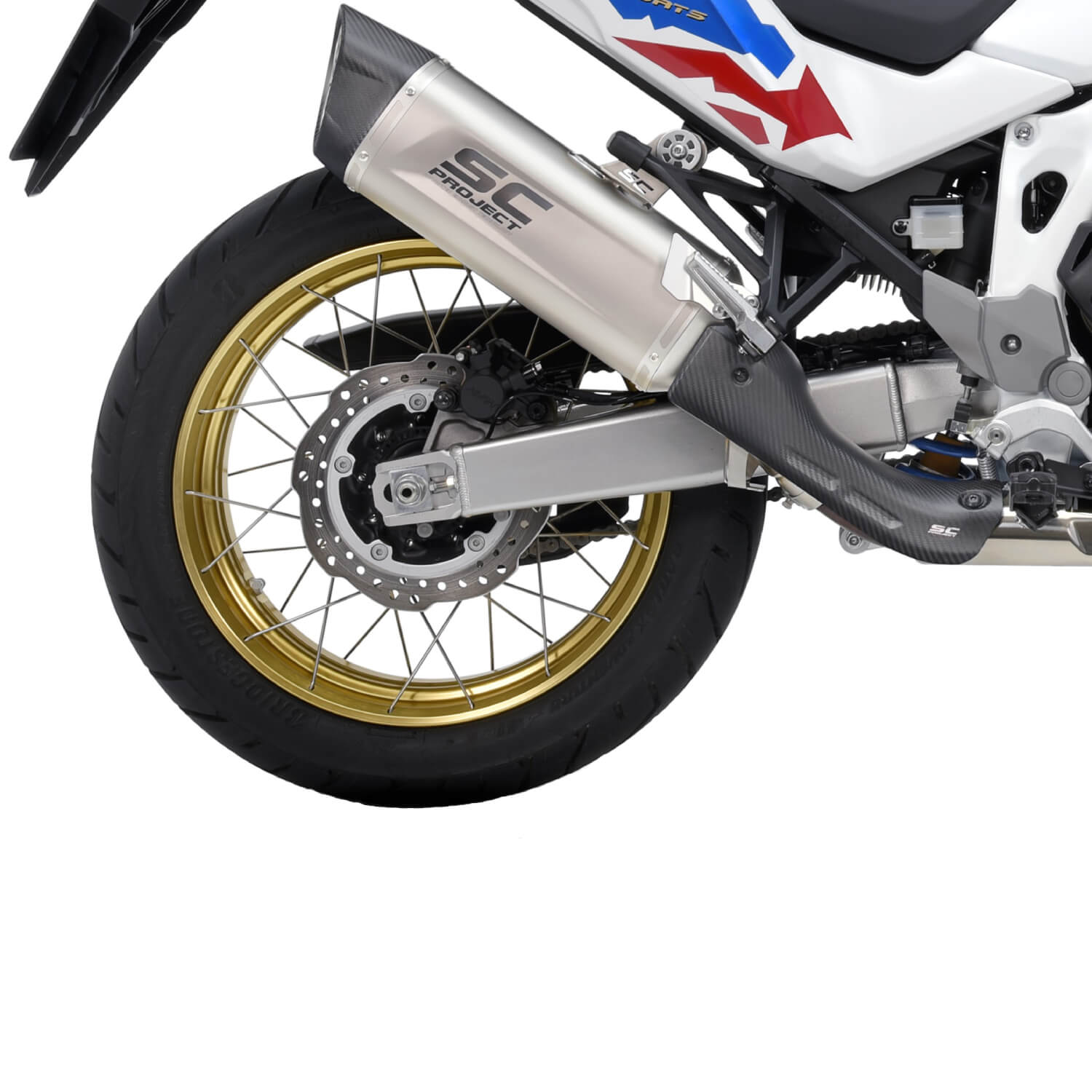 SC Project Adventure Muffler 0R24M-REX-014 | Honda Direct