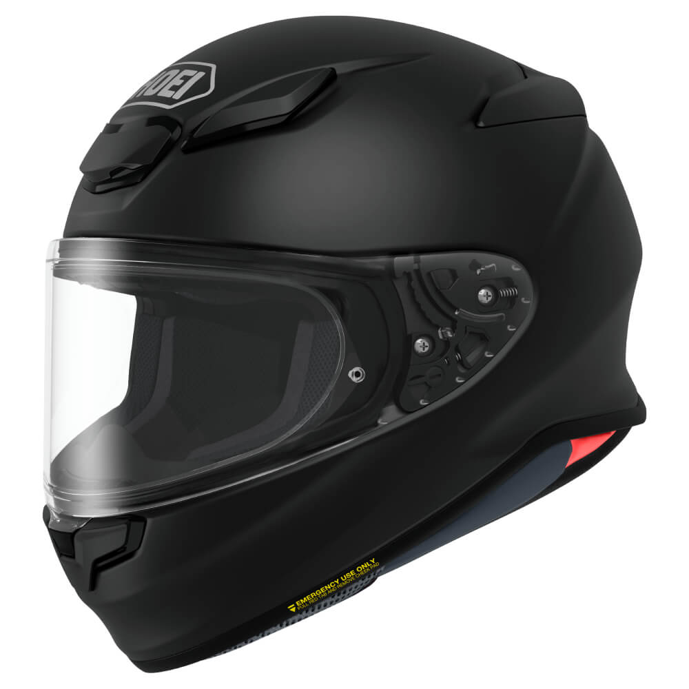 Shoei NXR2 Full Face Helmet Matt Black | Left Front 3qtr | Honda Direct
