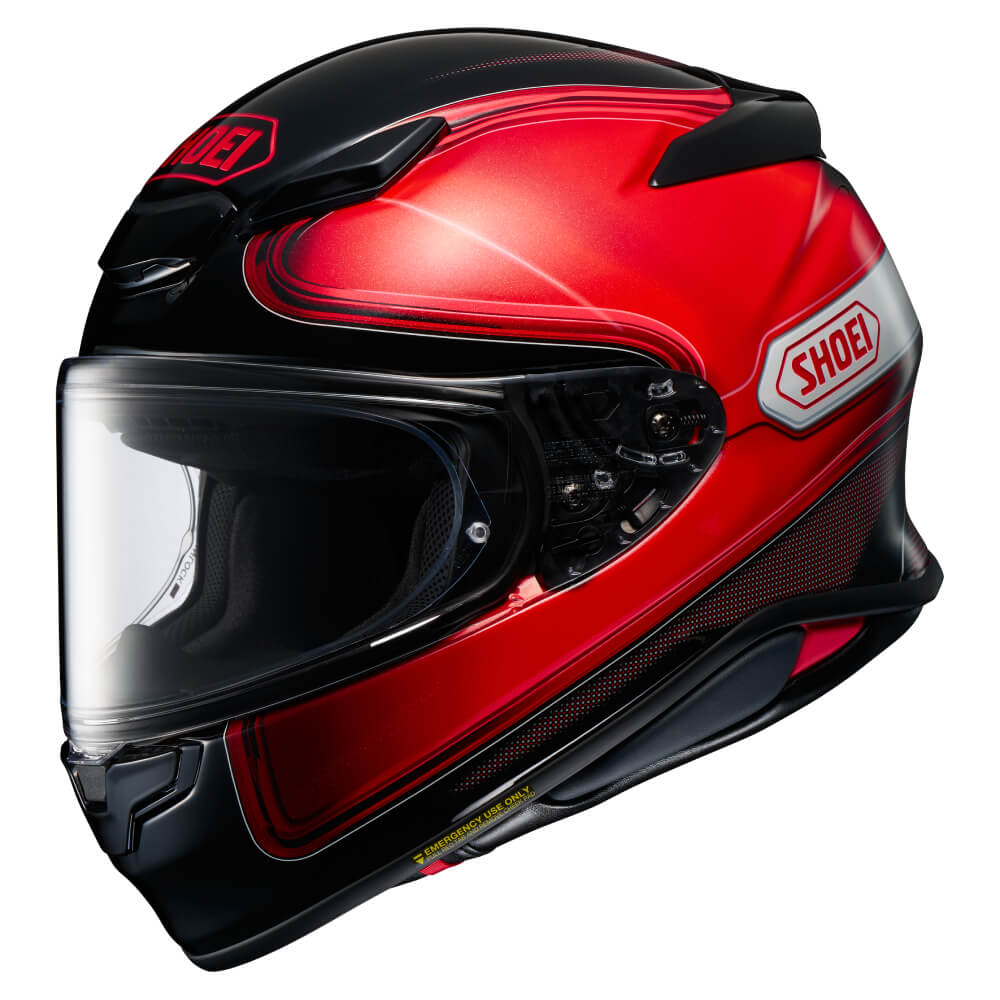 Shoei NXR2 Sheen TC1 Full Face Helmet | Left Front 3qtr | Honda Direct