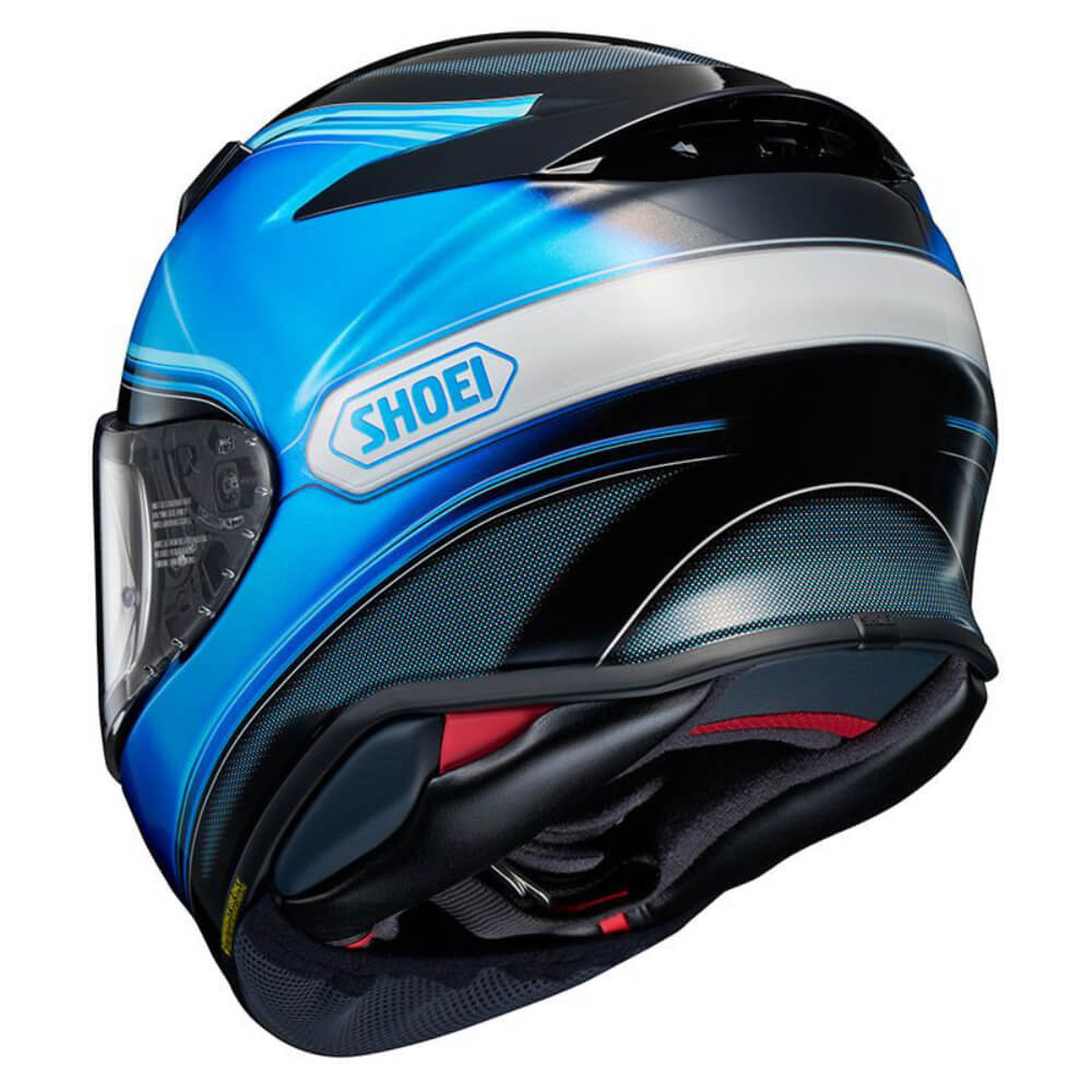 Shoei NXR2 Sheen TC2 Full Face Helmet | Left Rear 3qtr | Honda Direct