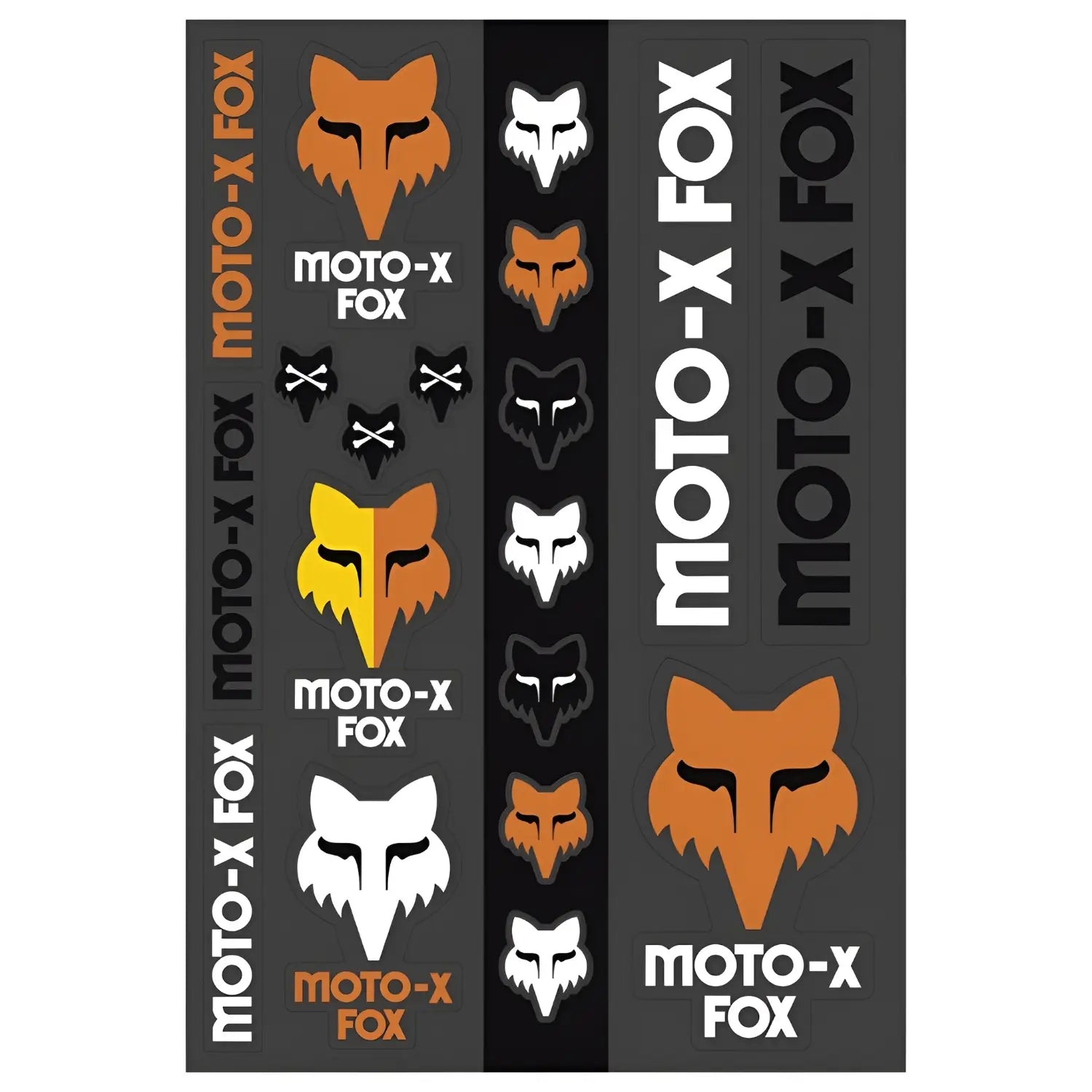 Fox Heritage Track Pack Sticker Set | Racing Decals | Honda Direct