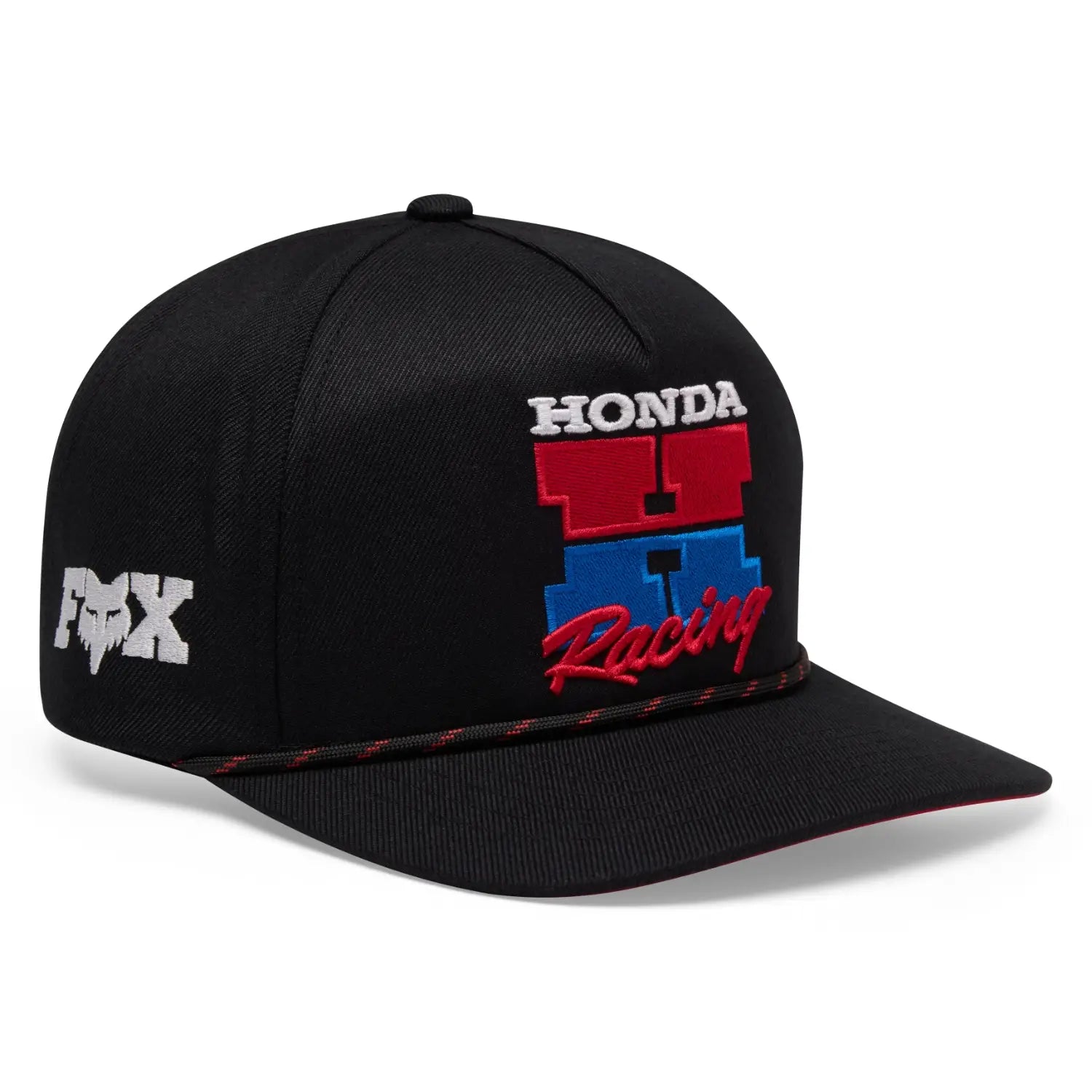 Fox x Honda Snapback Cap Black | Front | Honda Direct