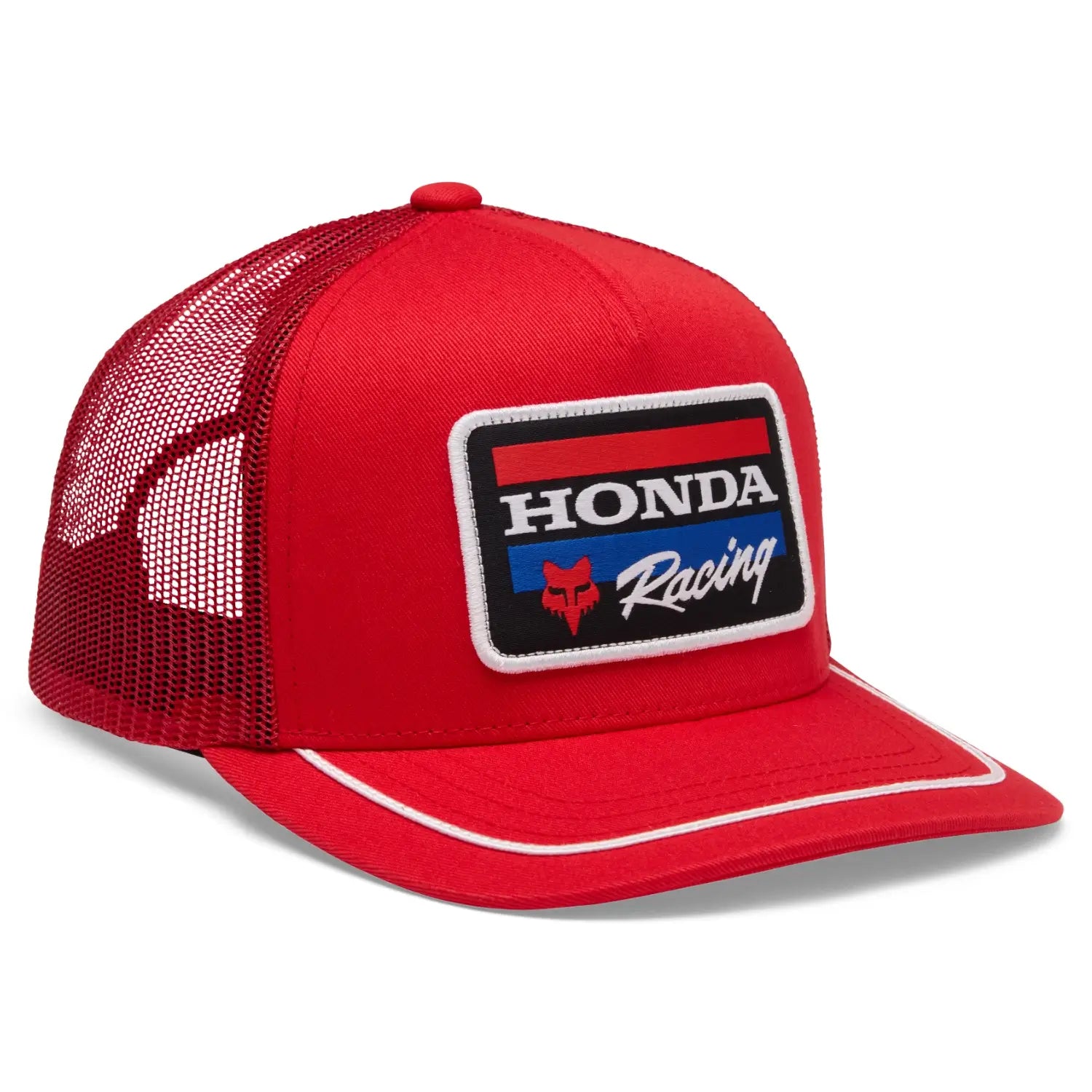Fox x Honda Youth Snapback Cap Red | Front | Honda Direct