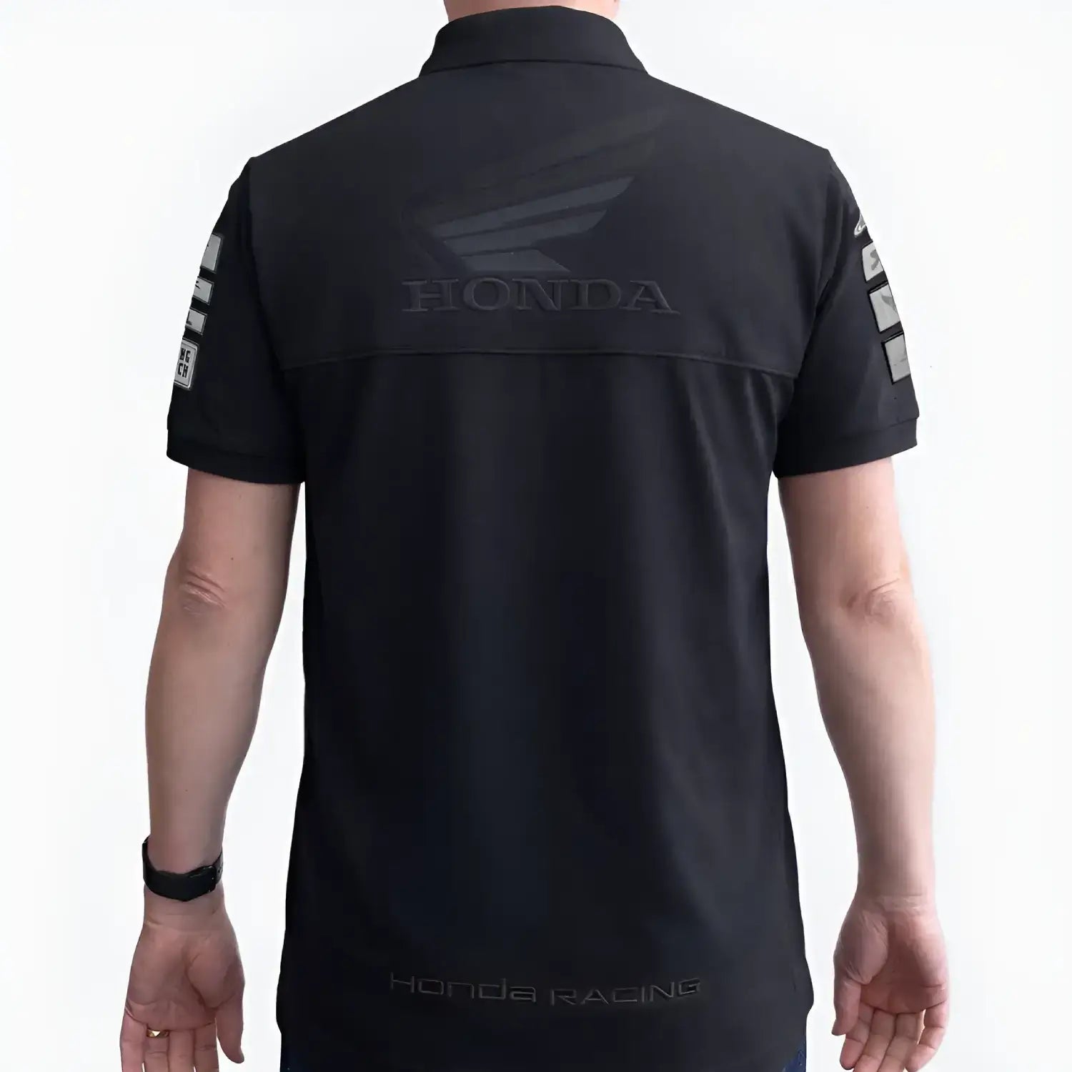 Honda BSB 2026 Polo Shirt Black Men | Honda Direct | Back