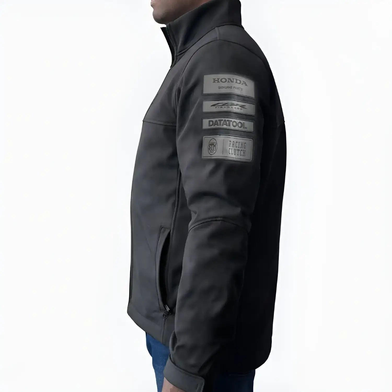 Honda BSB 2026 Softshell Jacket Black Men | Honda Direct | Left Side