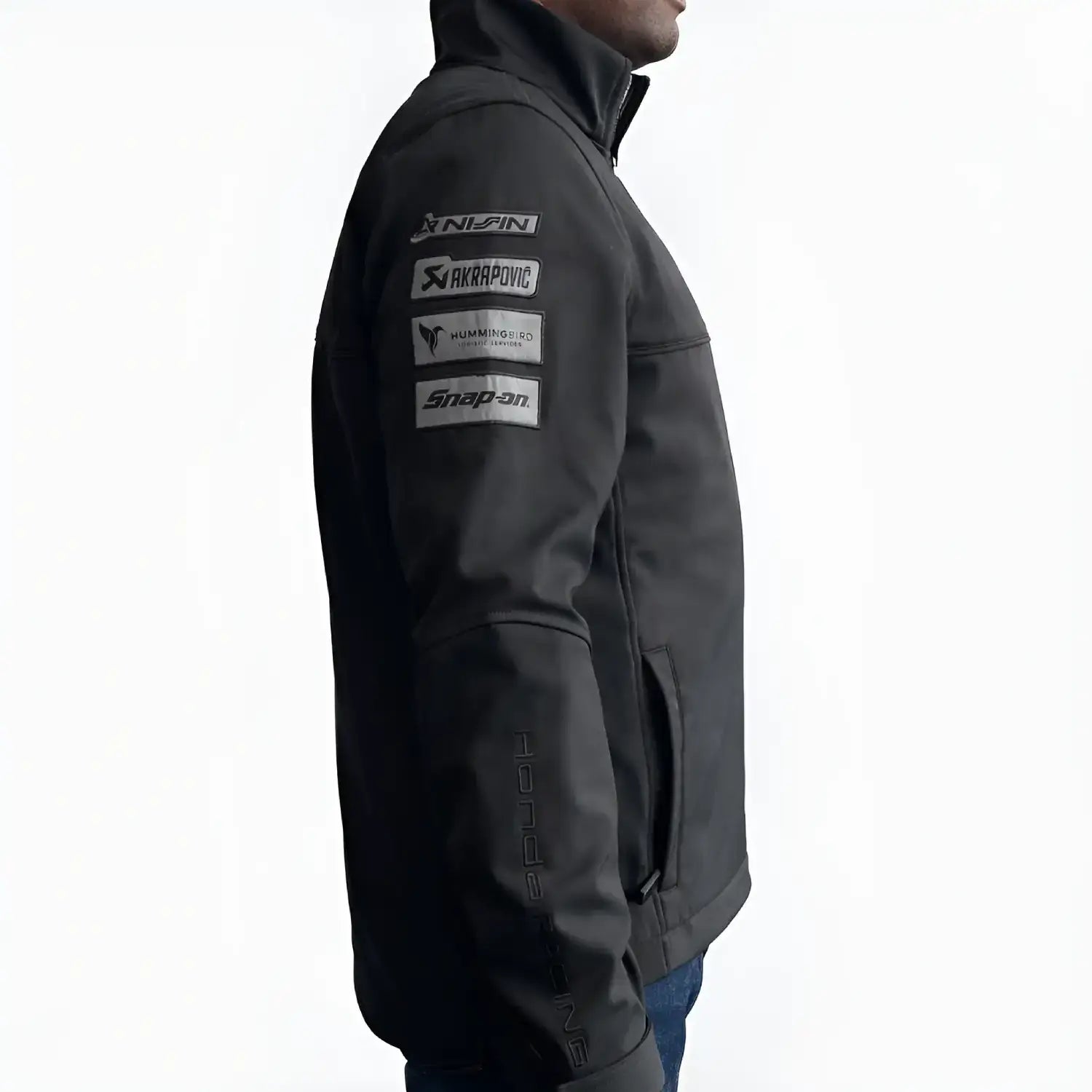 Honda BSB 2026 Softshell Jacket Black Men | Honda Direct | Right Side