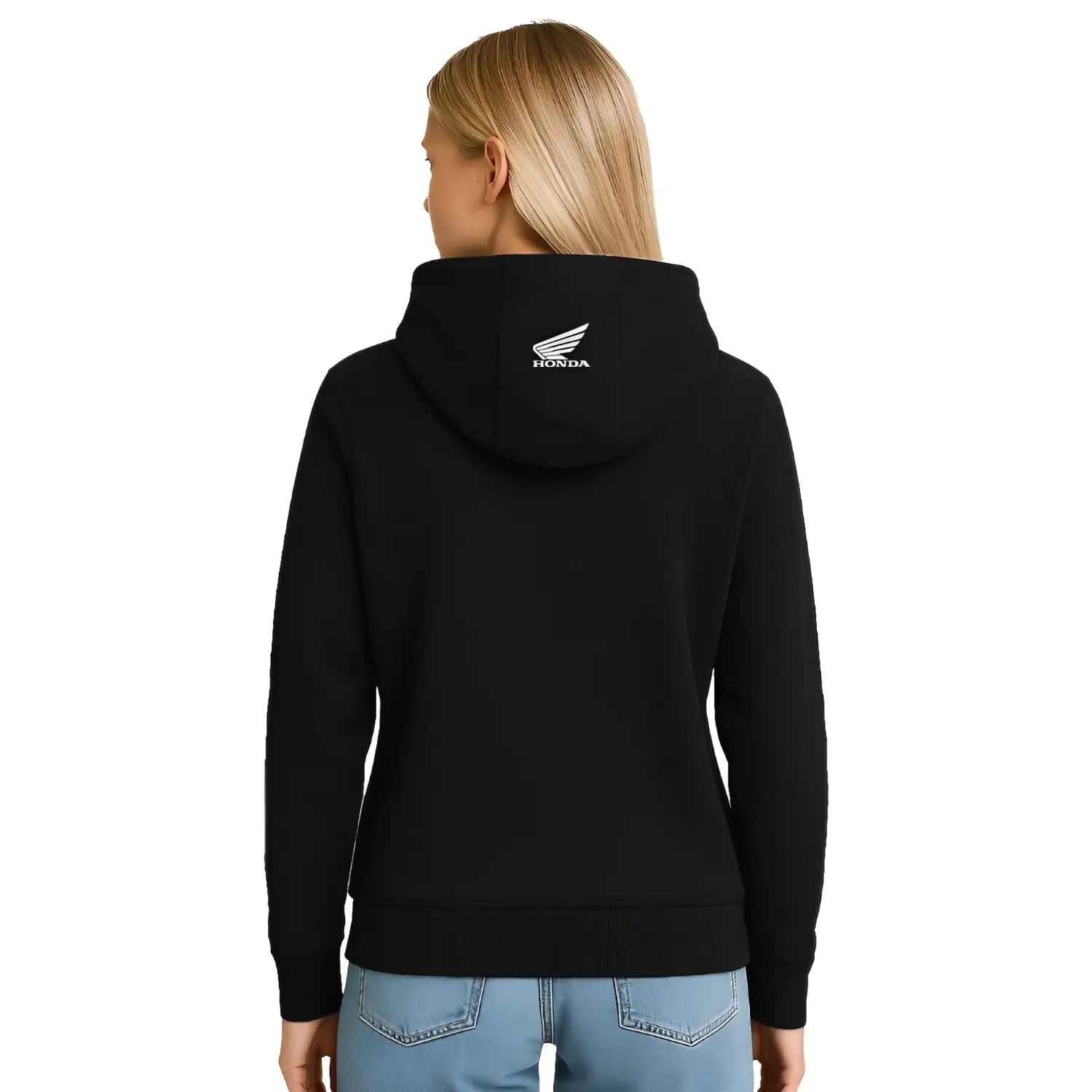 Honda Fuel Tank Hoodie Black | Modelled Rear | Honda Direct