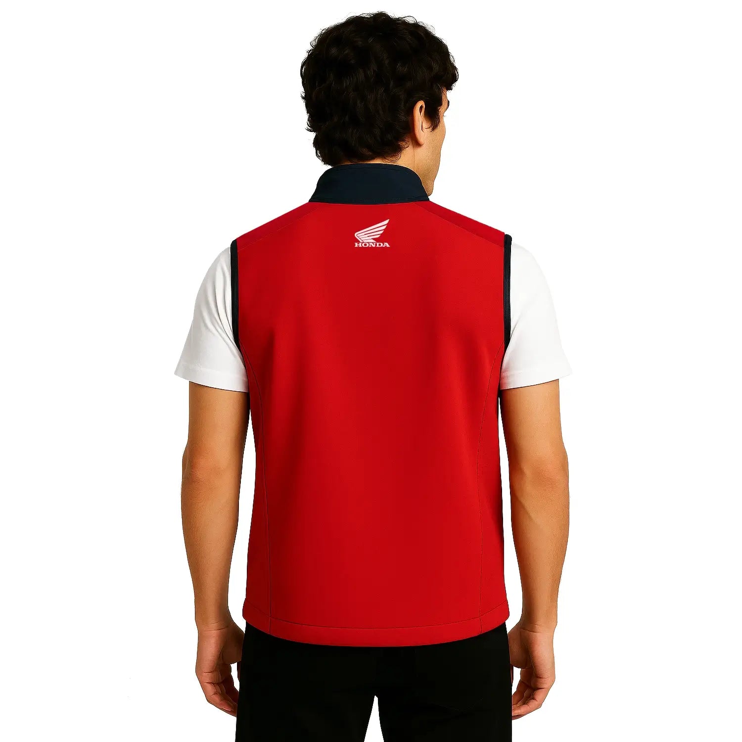 Honda HRC Gilet | Modelled Rear | Honda Direct