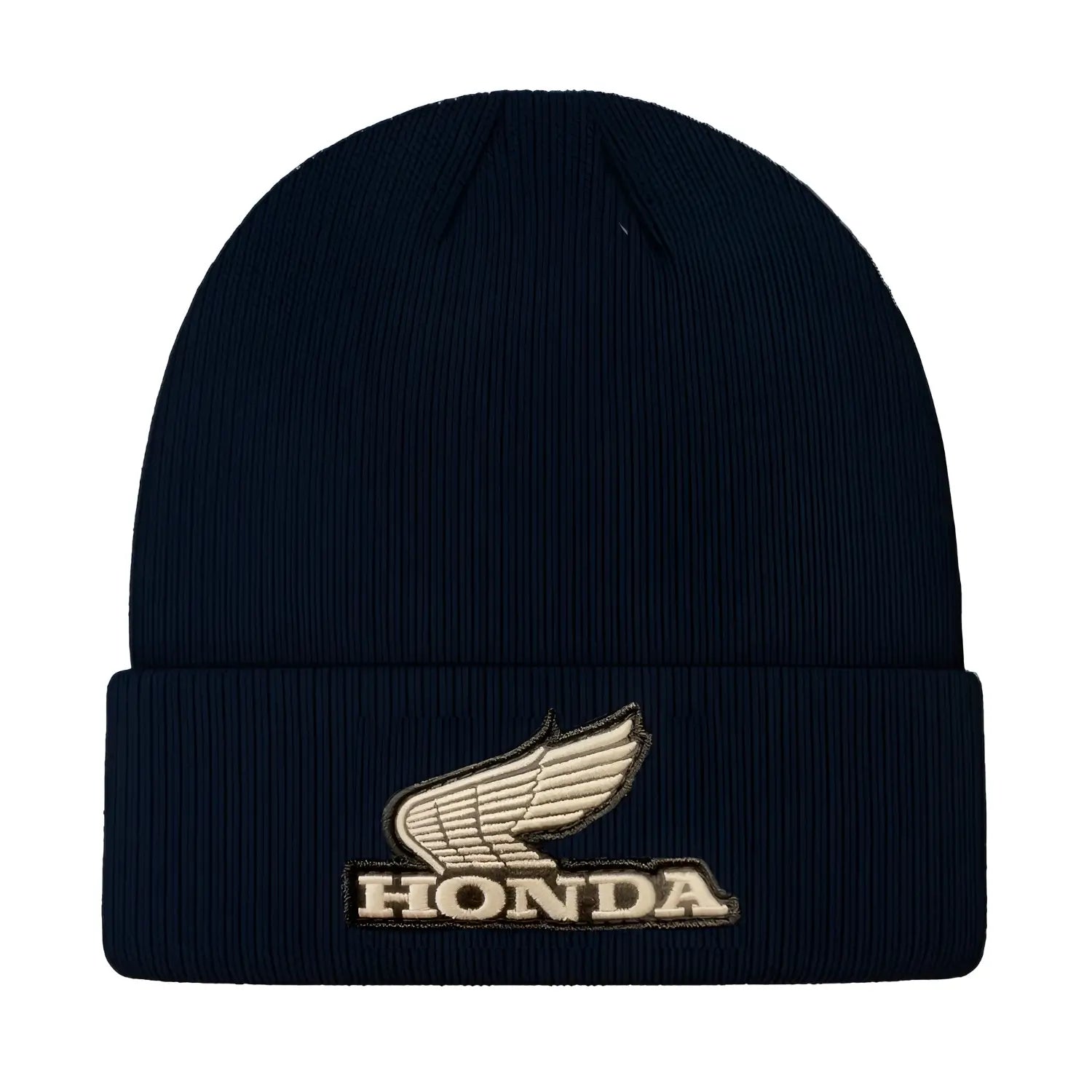 Honda Wing Beanie Navy Blue | Front | Honda Direct