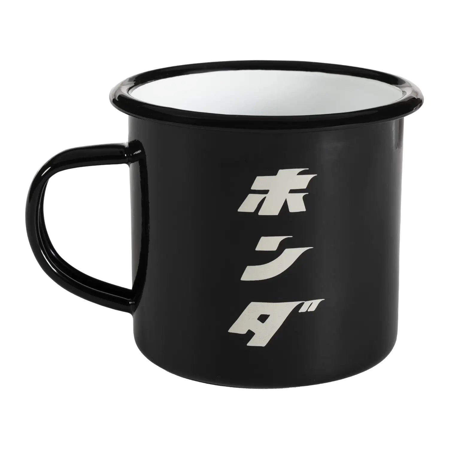 Honda Japanese Metal Mug Black | Script Logo | Honda Direct