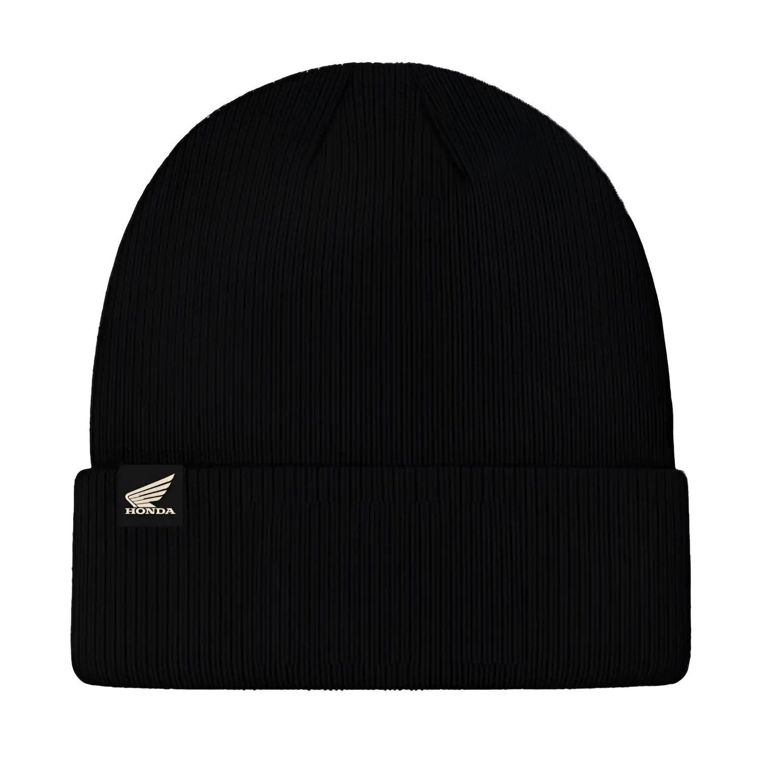 Honda Japanese Script Logo Beanie Black | Rear | Honda Direct