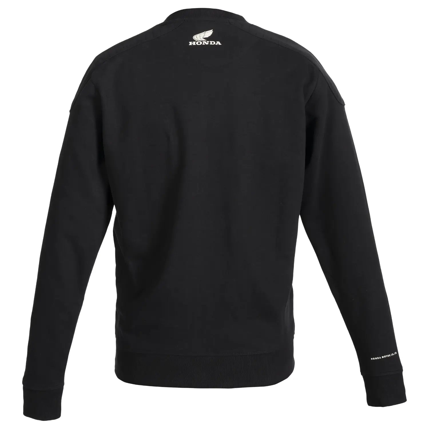 Honda Stripes Japanese Logo Crewneck Black | Rear | Honda Direct