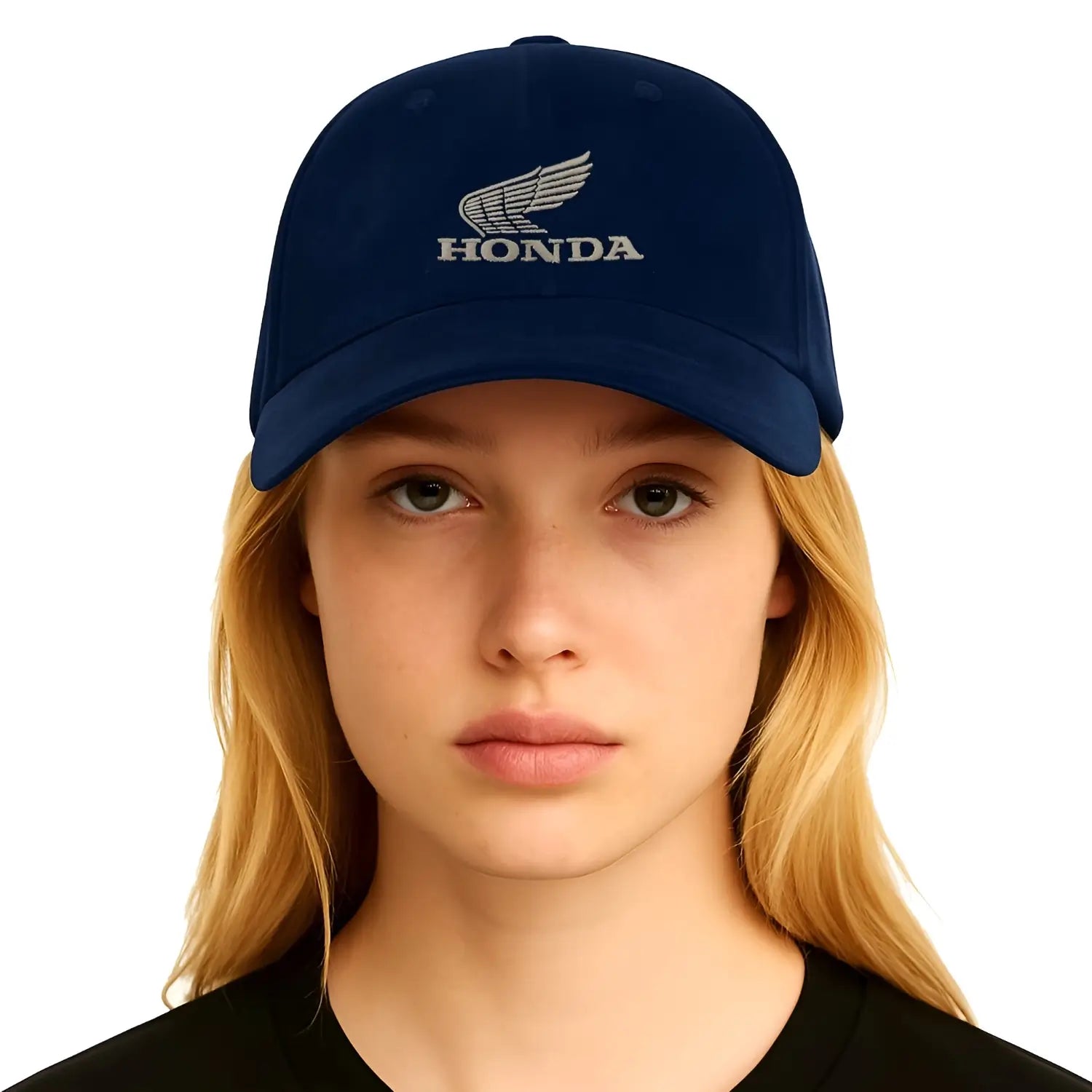 Honda Wing Baseball Cap Blue | Modelled | Honda Direct