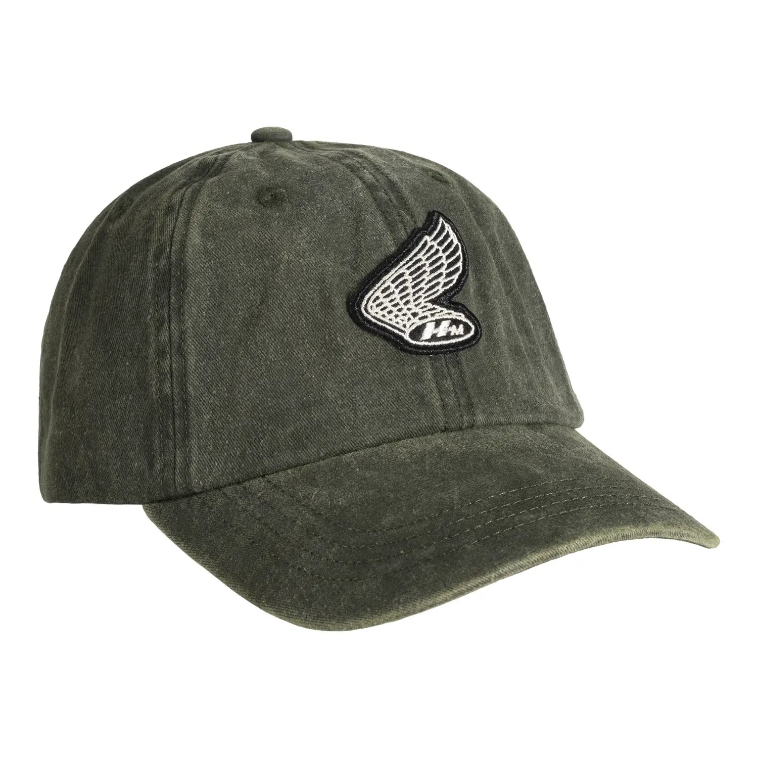 Honda Wing Baseball Cap Olive Green | Front | Honda Direct